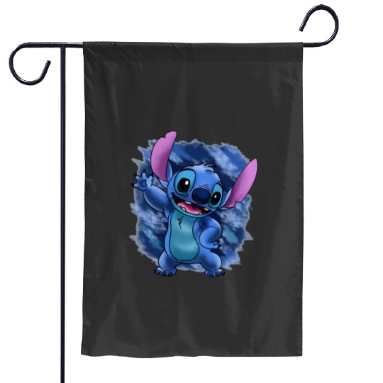 Wish You Happy Holidays!  , Stitch Eras Tour , Stitch Shirt, Disney Land Lilo and Stitch Garden Flags