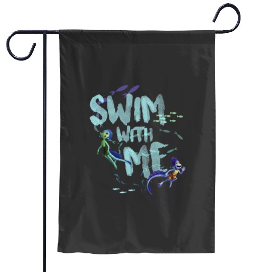 Discover disney Pixars luca alberto swim with me Garden Flags