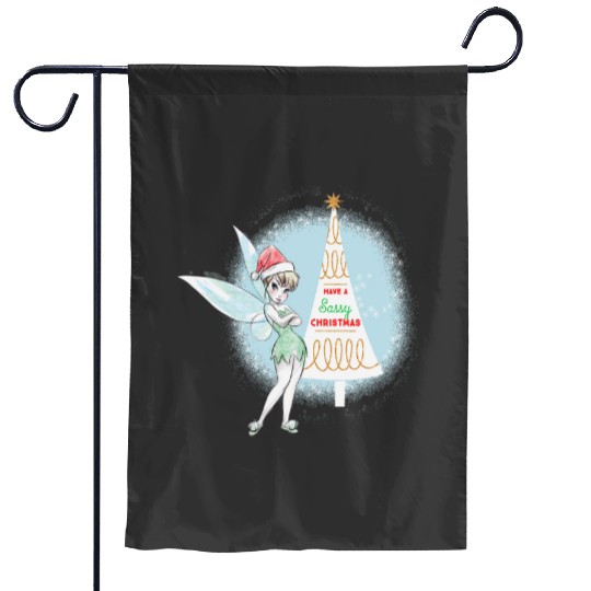 Disney Tinker Bell Sassy Christmas Holiday Garden Flags