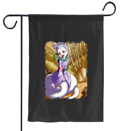 asian-girl Sticker: Disney Mulan Anime Mushu, Mulan and Mushu Garden Flags