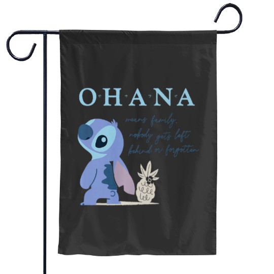 Discover Disney Lilo Stitch Ohana Never Left Or Forgotten Premium Garden Flags