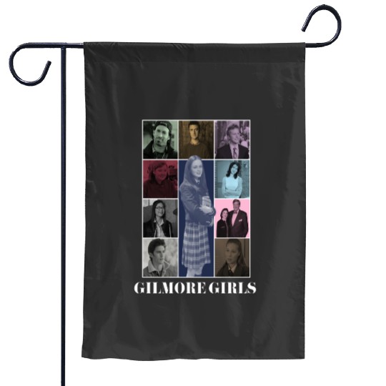 Gilmore Girls Eras Tour White Print Garden Flags