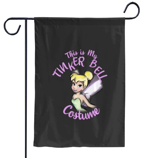 disney peter pan this is my tinker bell costume halloween premium Garden Flags