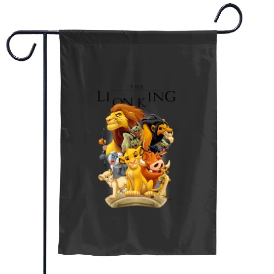 Discover disney lion king pride land characters graphic Garden Flags