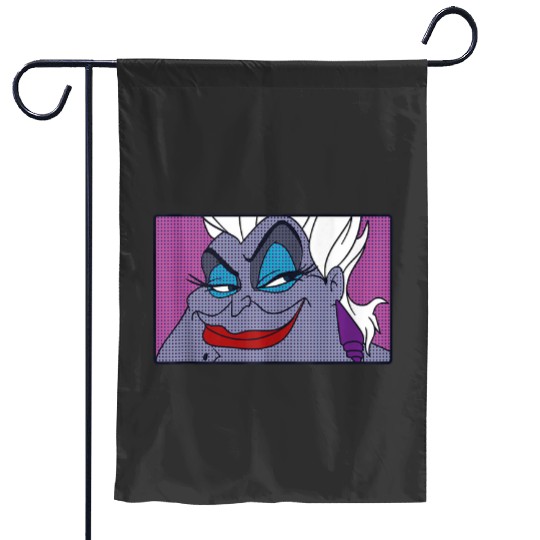disney villains ursula comic panel Garden Flags