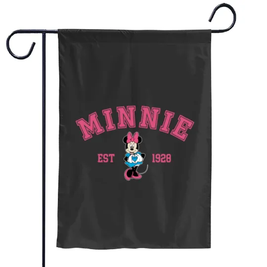 Minnie Est 1928 Garden Flags, Disney Garden Flags, Minnie Mouse Garden Flags, Disney Fan Gift