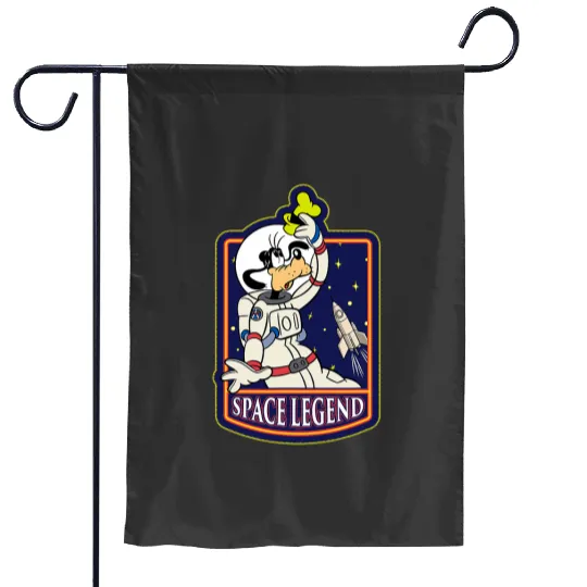 Disney Astronaut Goofy Space Legend Garden Flags