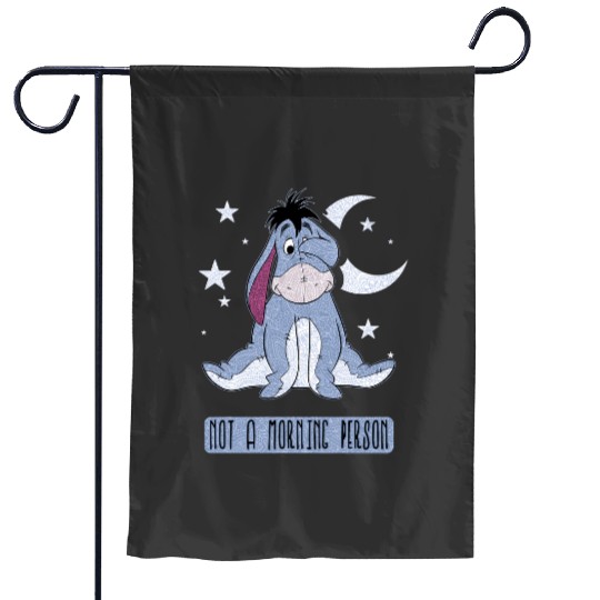 Disney Winnie The Pooh Eeyore Not A Morning Person Sweatshirt Garden Flags