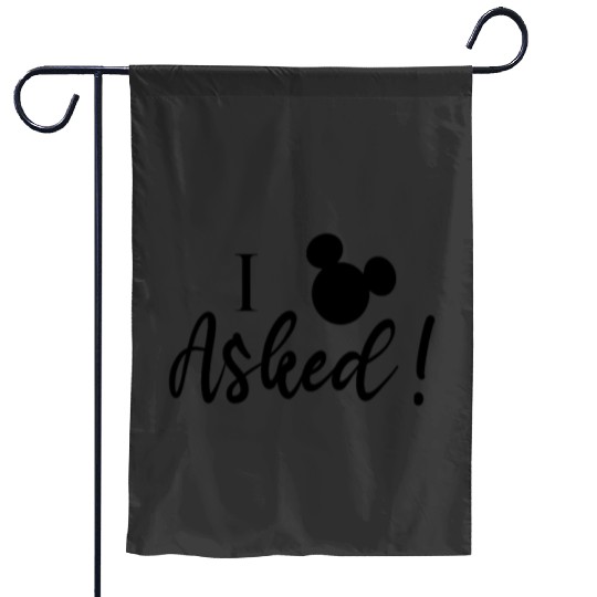 Disney Mickey Friends Wedding Mickey I Asked Garden Flags
