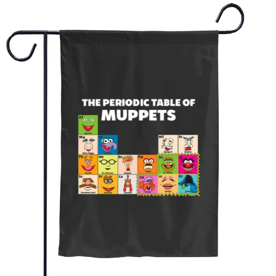 disney muppets periodic table of muppets Garden Flags