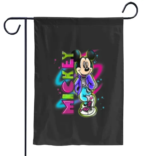 Disney Mickey Mouse Airbrush Garden Flags