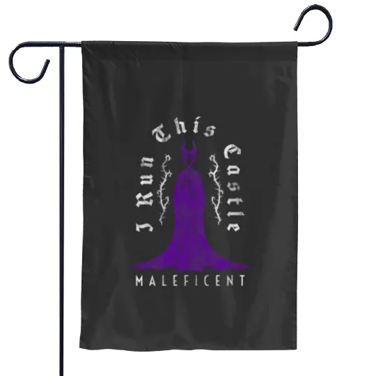 Disney Villains Mothers Day Maleficent Run This Castle Logo Garden Flags