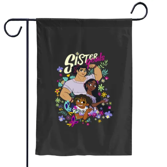 Disney Encanto Sister Goals Group Shot Garden Flags