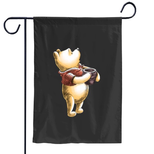 Discover Disney Winnie the Pooh Sketch Garden Flags