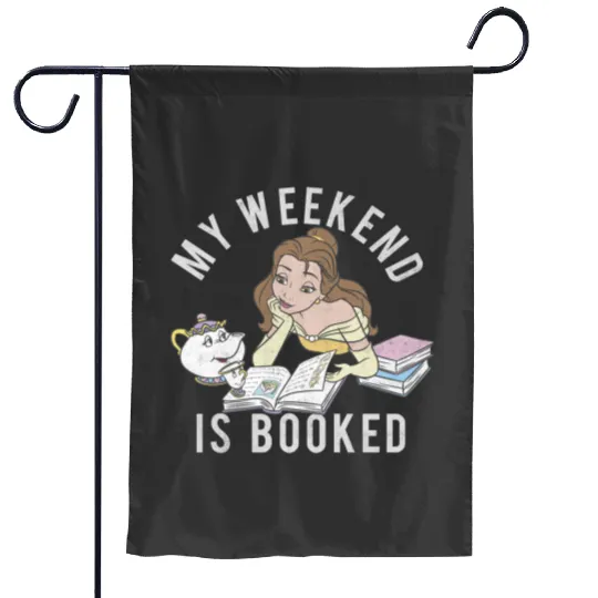 Disney Beauty And The Beast Belle My Weekend Is Booked Pullover Hoodie Garden Flags