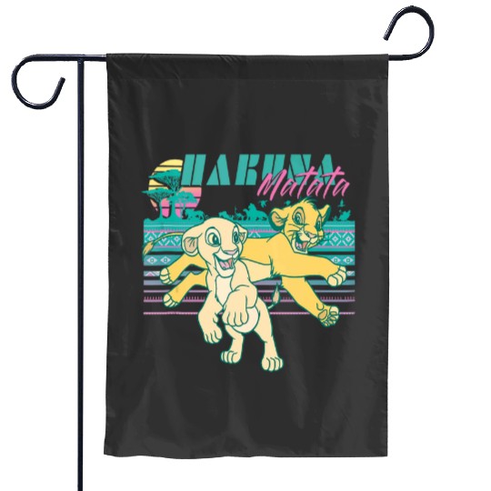 Disney Lion King Retro Simba Nala 90s Hakuna Matata Tank Top Garden Flags