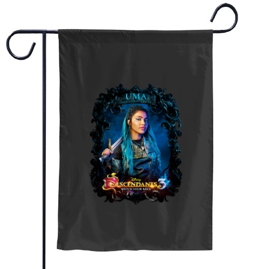 Disney Descendants 3 Uma Watch Your Back Garden Flags