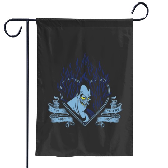 disney villains valentines hades im hot youre not Garden Flags