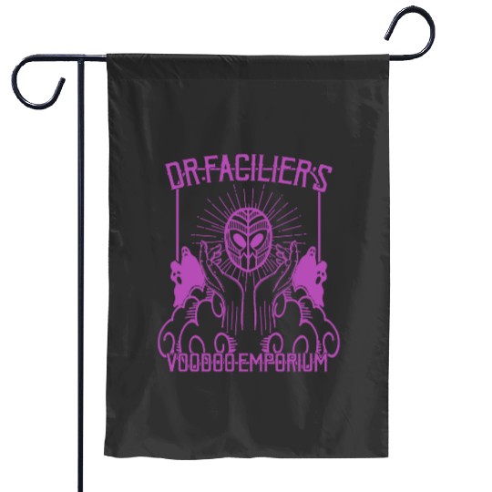 Dr. Faciliers Voodoo Emporium The Princess and the Frog Disney Villains Relaxed Fit Garden Flags