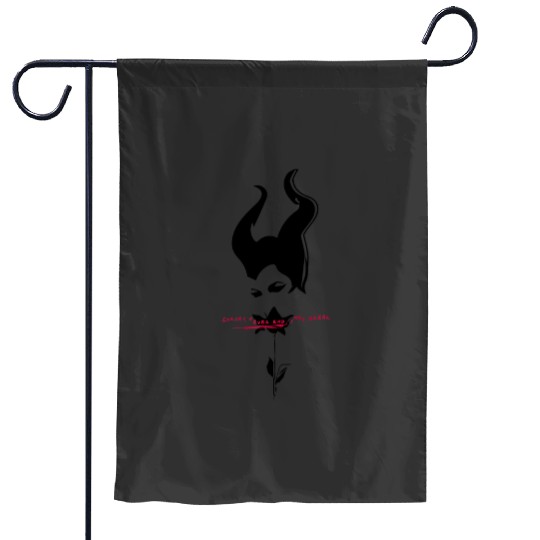 disney maleficent Mistresss of evil curses never end rose premium Garden Flags