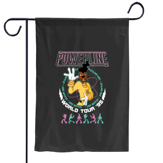 Disney Powerline Goofy Movie Garden Flags, Disney Goofy Movie Powerline