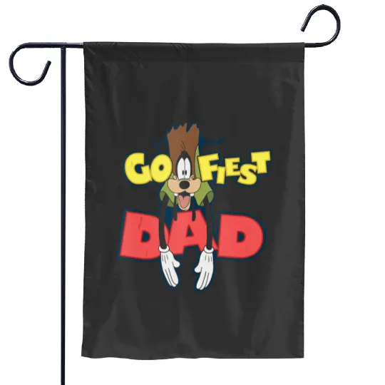 Disney A Goofy Movie Goofy Goofiest Dad Logo Fathers Day Tank Top Garden Flags