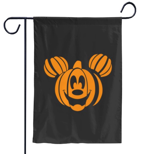 disney Mickeys mouse pumpkin halloween long sleeve Garden Flags