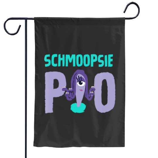 Womens Disney and Pixars Monsters Inc. Celia SchmoopsiePoo VNeck Garden Flags