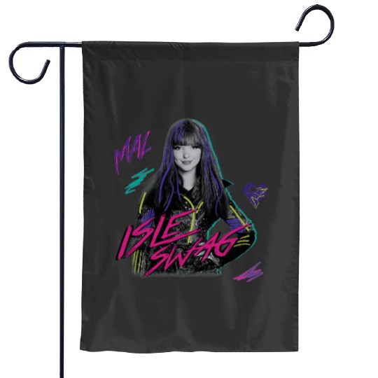 Disney Descendants 2 Mal Isle Swag Garden Flags