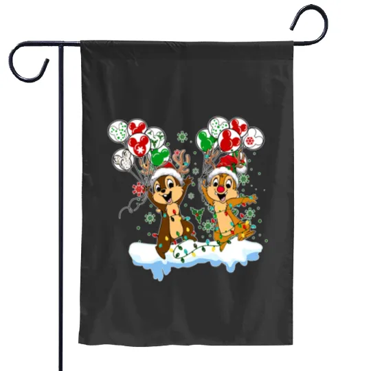 Disney Chip And Dale Christmas, Chip And Dale Garden Flags