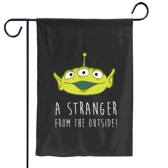 Disneys Pixars Toy Story Alien Stranger Outside Garden Flags