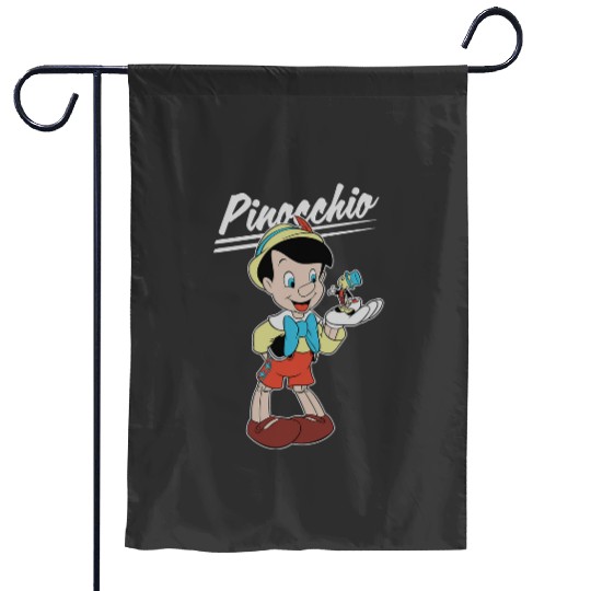 Disney Pinocchio and Jiminy Cricket Garden Flags