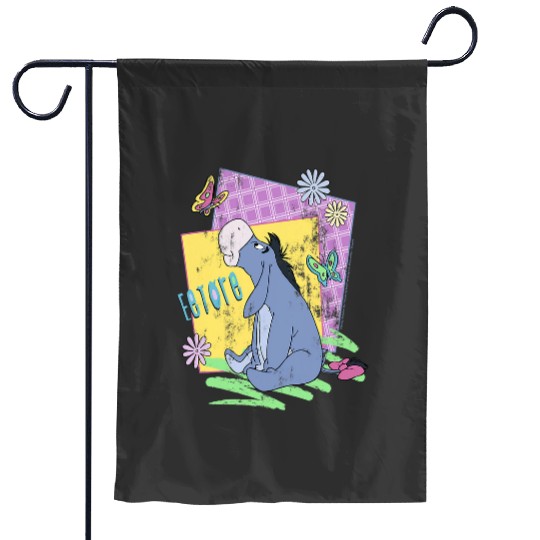 Disney Winnie The Pooh Eeyore Retro Butterflies Garden Flags