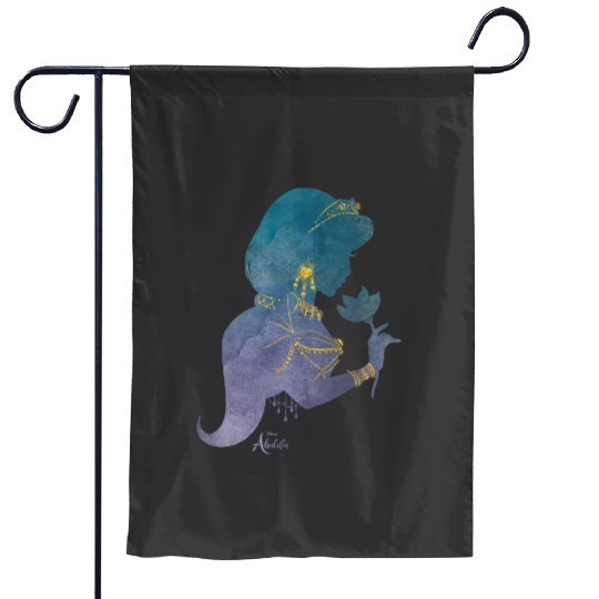 Disneys aladdin live action princess jasmine jewelry long sleeve Garden Flags