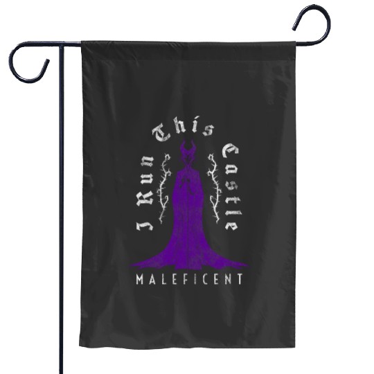 Disney Villains Mothers Day Maleficent Run This Castle Logo Garden Flags