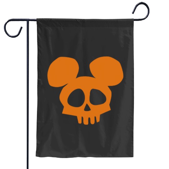 Disney Mickey Mouse Skull Halloween Garden Flags