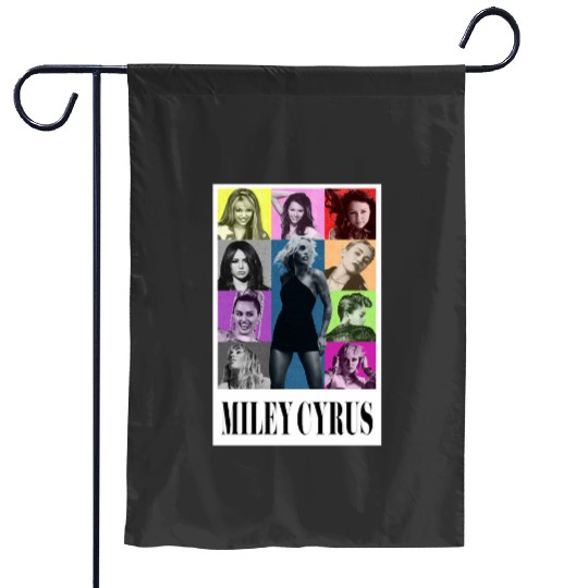 Miley Cyrus Eras Tour Shirt Flowers Garden Flags