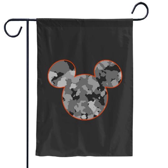 Disneys Mickeys mouse camouflage logo Garden Flags
