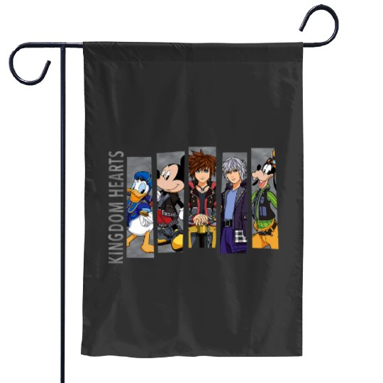 Disneys kingdom hearts iii Mickeys mouse characters Garden Flags