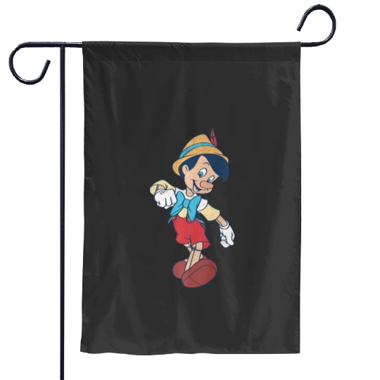 Disneys Pinocchio Vintages Portrait Premium Garden Flags