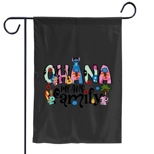 Ohana Means Family Garden Flags, Ohana Garden Flags, Disney Garden Flags