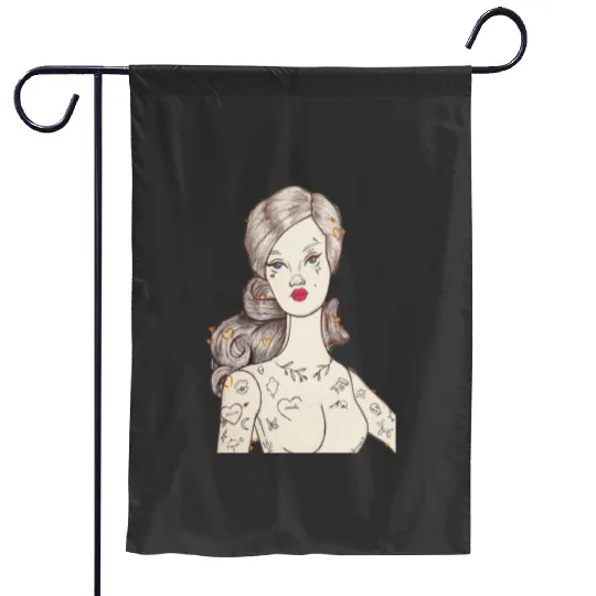 Vintage Punk Barbie  : Disney princess tattoo Shirt,  Princess tattoo vintage t shirt, Disney princess tattoo Gift Fan S-5XL Garden Flags