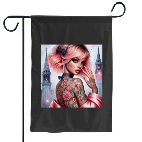 Hollywood Pinup- Hope  : Disney princess tattoo Shirt,  Princess tattoo vintage t shirt, Disney princess tattoo Gift Fan S-5XL Garden Flags