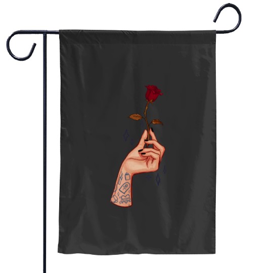 Beauty and the Beast  1: Disney princess tattoo Shirt,  Princess tattoo vintage t shirt, Disney princess tattoo Gift Fan S-5XL Garden Flags