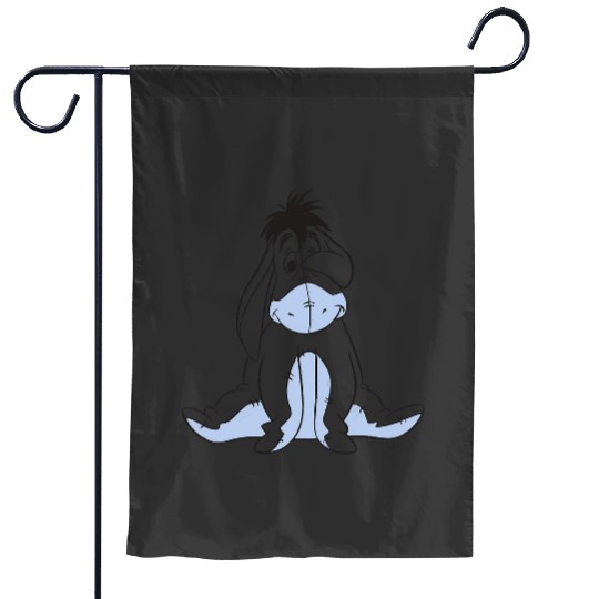 Disney Winnie The Pooh Eeyore Simple Sketch Portrait Garden Flags