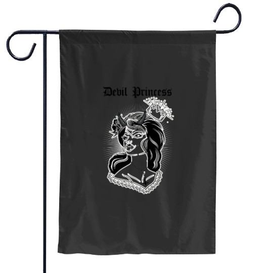 St Grunge Devil Princess. Aesthetic Punk Goth Girl design  : Disney princess tattoo Shirt,  Princess tattoo vintage t shirt, Disney princess tattoo Gift Fan S-5XL Garden Flags