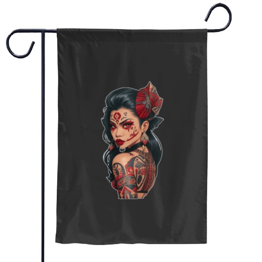 Traditional Tattoo  Beautiful Vampire Tribal Warrior Filipino Girl1: Disney princess tattoo Shirt,  Princess tattoo vintage t shirt, Disney princess tattoo Gift Fan S-5XL Garden Flags