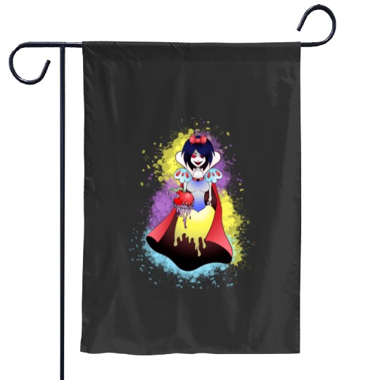 snow white dark  : Disney princess tattoo Shirt,  Princess tattoo vintage t shirt, Disney princess tattoo Gift Fan S-5XL Garden Flags