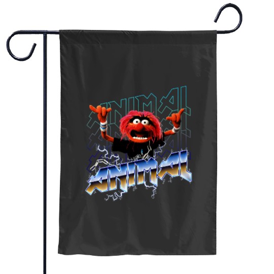 Disneys The Muppets Animal Vintages Rock Metal Premium Garden Flags