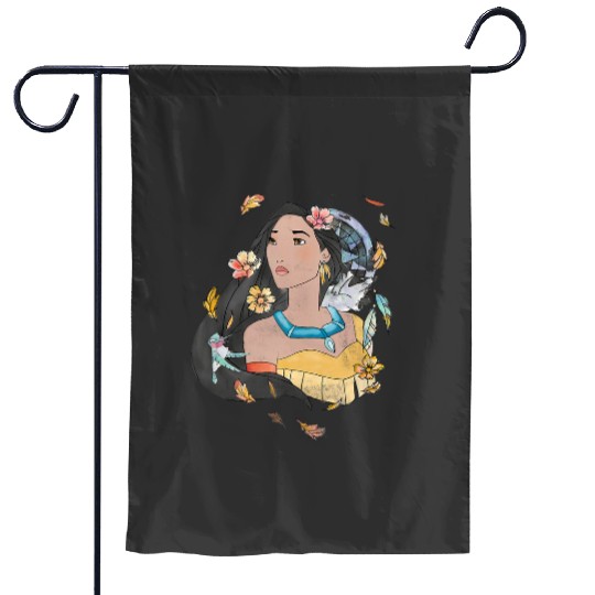 Disneys Pocahontas Dream Catcher Sketch Portrait Garden Flags